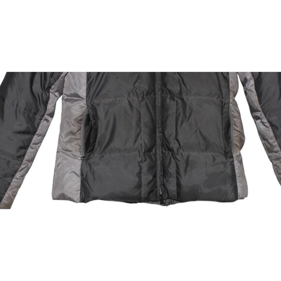 Brooks Brothers Jacket Light & Dark Gray Down  Puffer  Womens Size 12 - Picture 4 of 10
